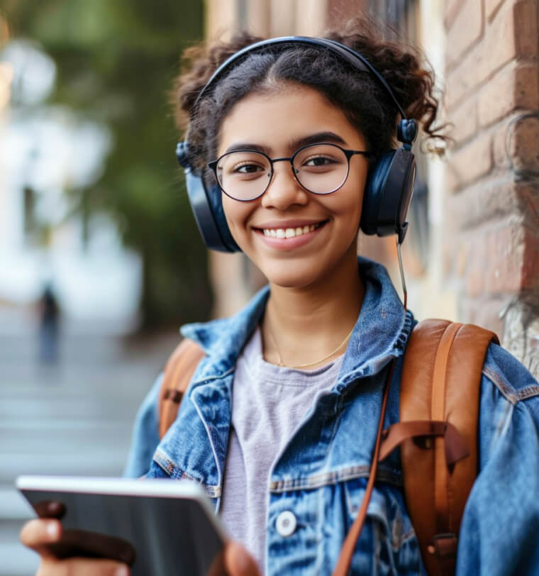 Schüler der Mittel- und Oberstufe