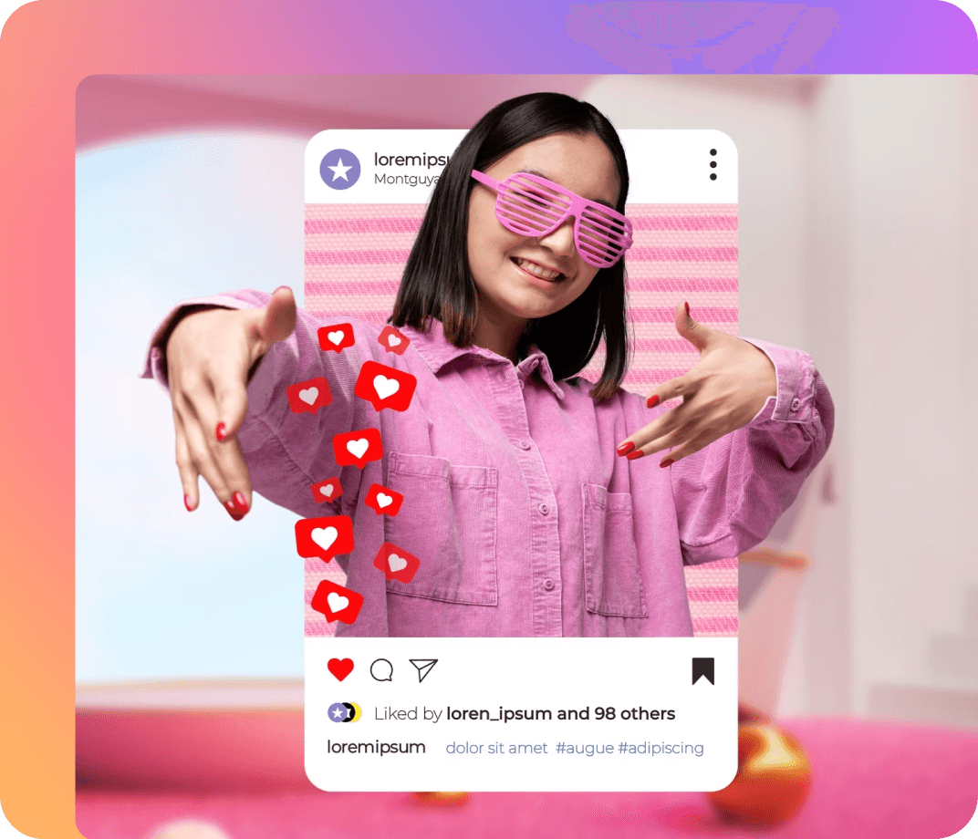 Schreiben Sie Bildunterschriften, die <span class="text-[#00D3B6]">Anklang</span> finden