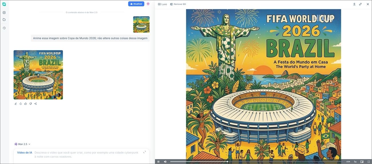 Animar imagem online com sucesso