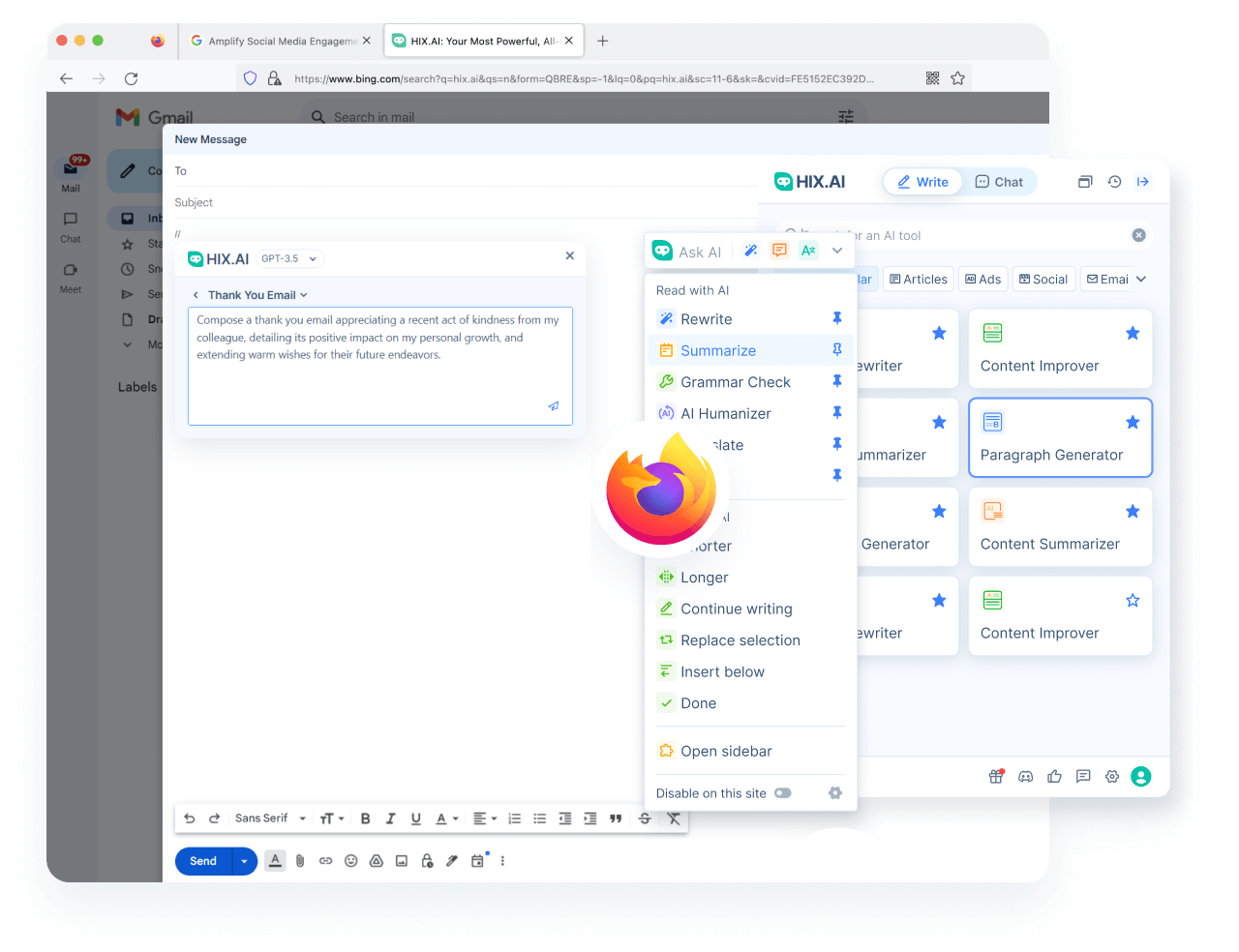 Firefox에서 글쓰기 속도를 <span class="text-[#00D3B6]">높이세요</span>