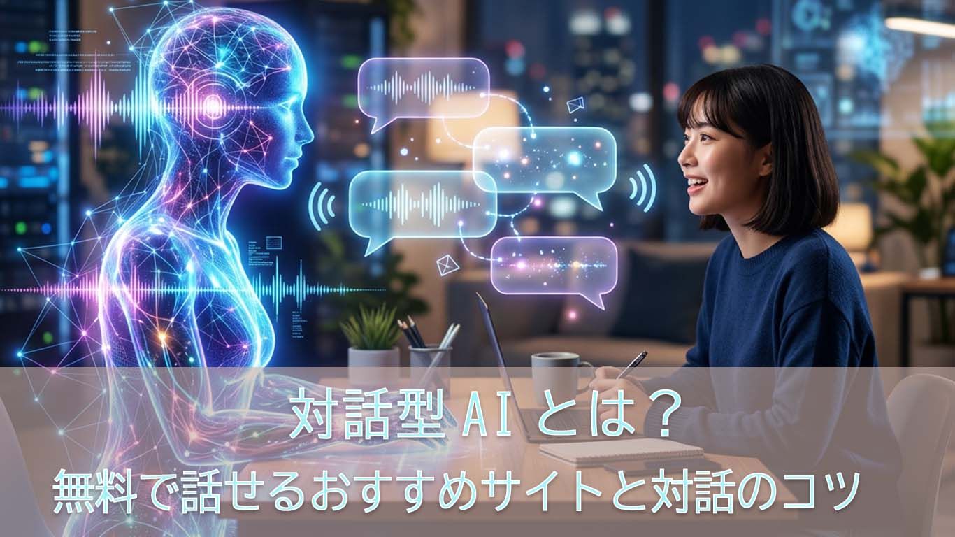対話型AIとは？無料で話せるおすすめサイトと対話のコツを紹介