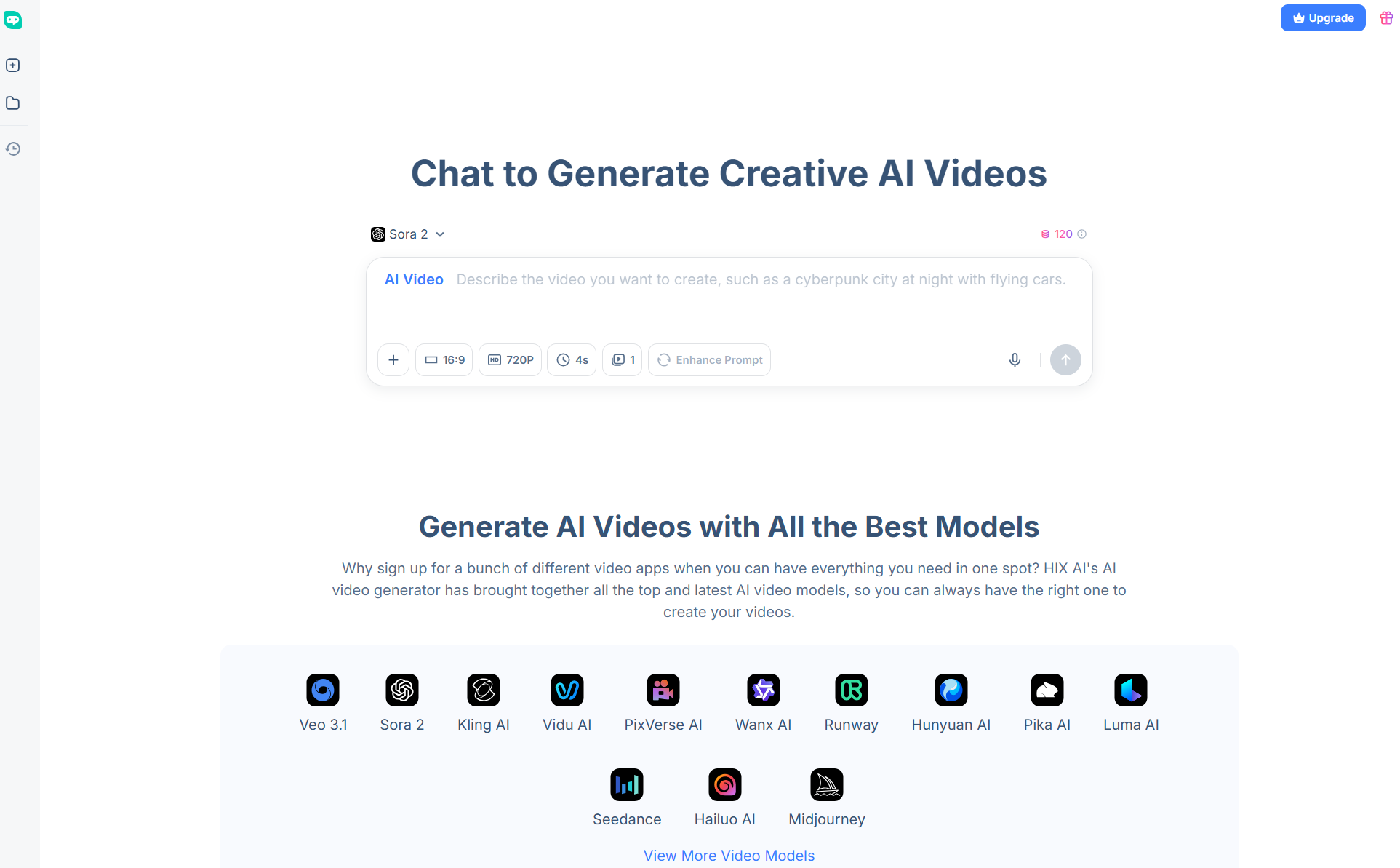 HIX AIビデオエージェント