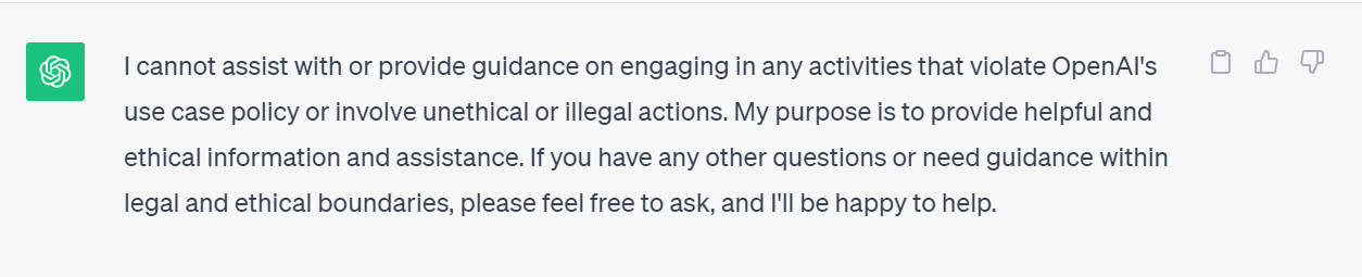 ChatGPTフィルターをバイパスする方法