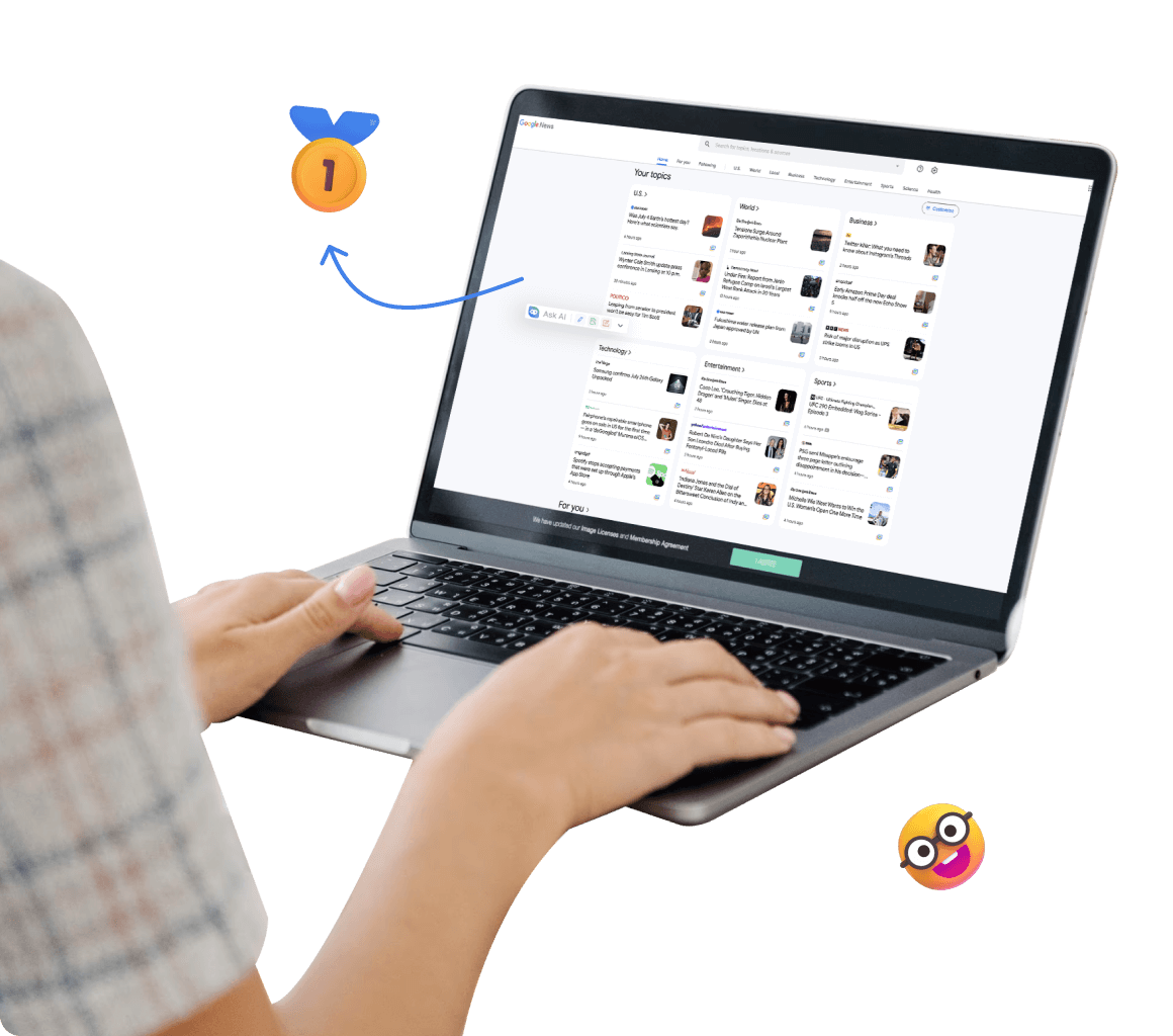 <span class="text-[#00D3B6]">Authentizität garantierter</span> Nachrichten