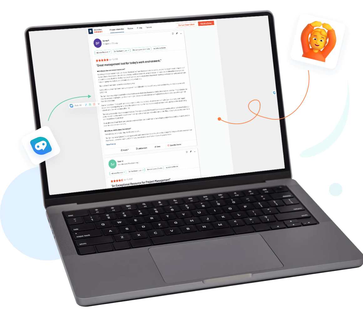 Produktzusammenfassungen mit <span class='text-[#00D3B6]'>beispielloser Informationsgenauigkeit</span>