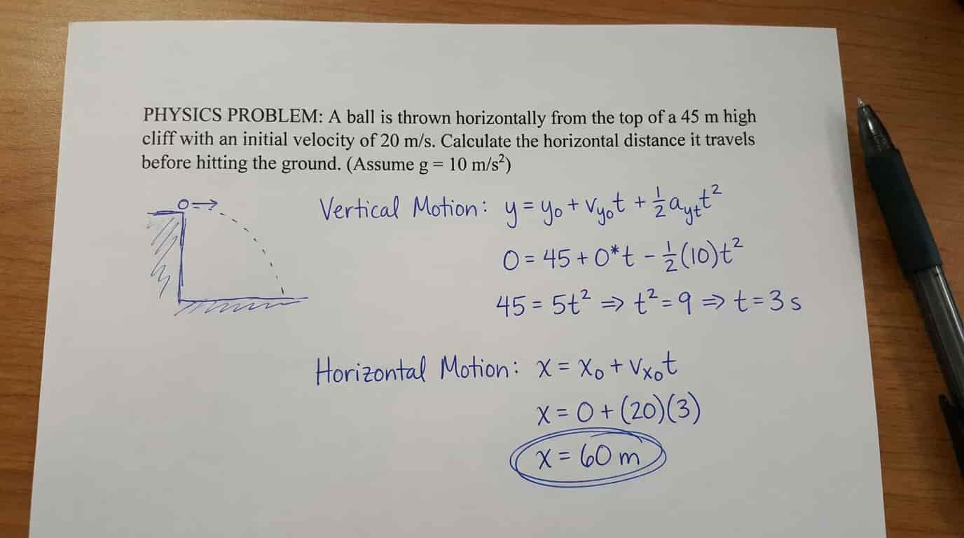 Resultado de conocimiento del mundo real: examen de problemas de física