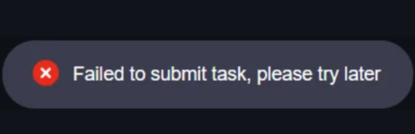 Kling AI Error: Failed to Submit Task, Please Try Later (Easy Fixes)